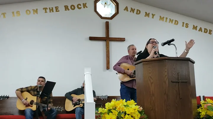 Donna Higginbotham singing "He Was There All The T...