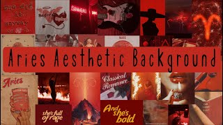 Aries Aesthetic Background ♈️