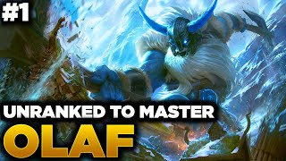 Unranked to Master Olaf #1 - Season 13 Olaf Gameplay - Best Olaf Builds - Olaf Gameplay Guide