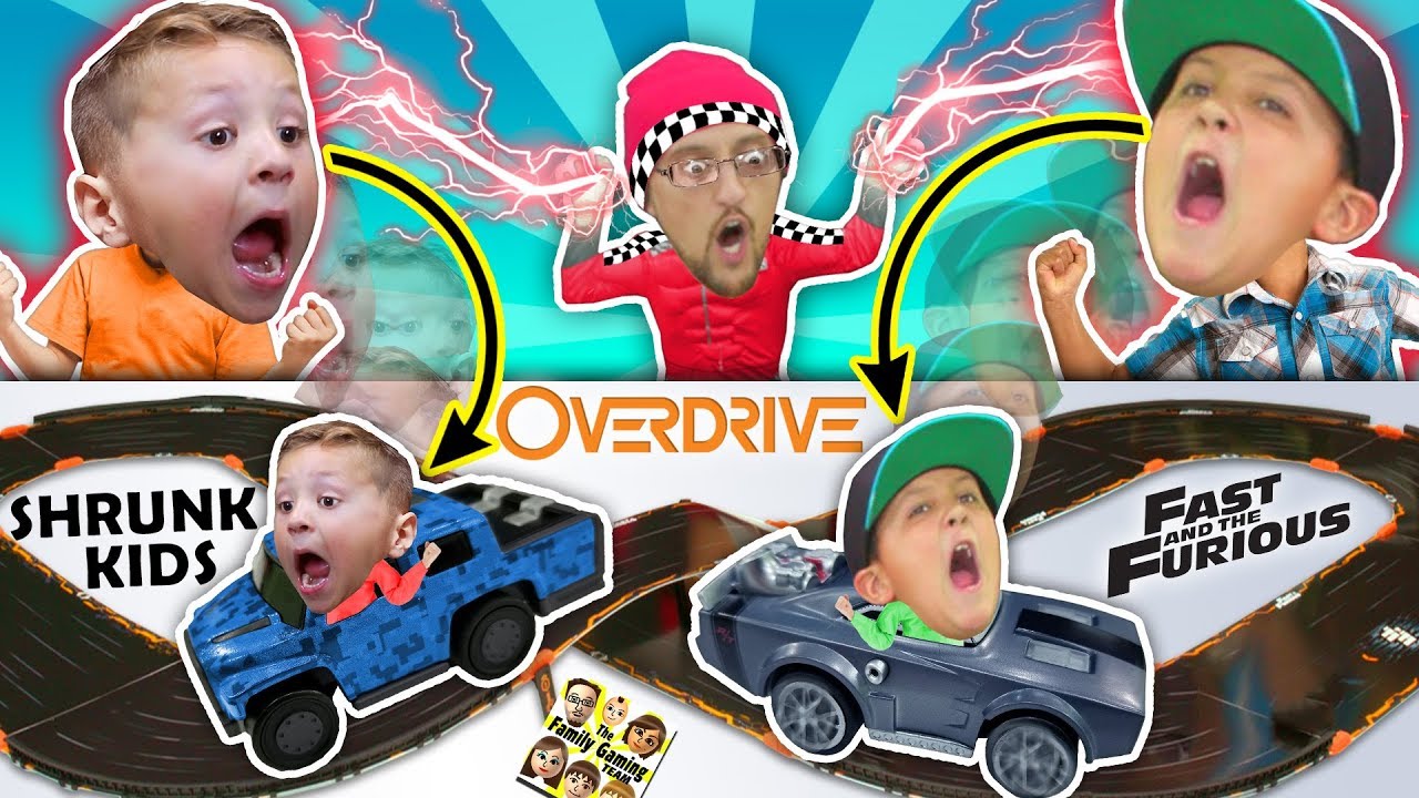 ⁣Fast & Furious Car Chase! Magic Boy Traps Kids in ANKI OVERDRIVE RACE TRACK BATTLE FGTeeV CHALLE