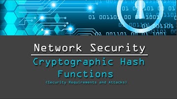 Network Security - Cryptographic Hash Functions (Security Requirements and Attacks)