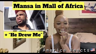 MANSA MAYNE WENT TO MALL OF AFRICA AND GOT A PICTURE OF HIM DRAWN| AMERICAN REACTS‼️