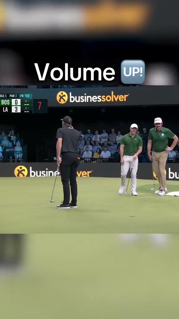 Justin Rose sinks the putt to show his appreciation for the countdown ?