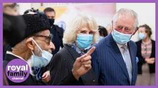 Prince Charles and Camilla Visit Vaccine Centre in Finsbury Park Mosque