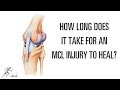 How long does it take an MCL injury of the knee to heal?
