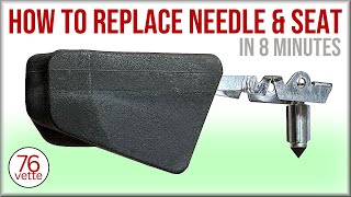 How To Replace Carburetor NEEDLE & SEAT