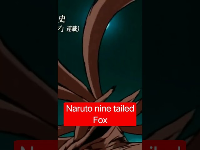 Naruto Uzumaki nine tailed Fox class=