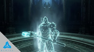 The DOOM Slayer gets the Sentinel hammer scene.