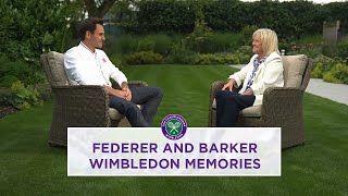 “I always love coming back here” | Roger Federer and Sue Barker Reunite | Wimbledon 2023