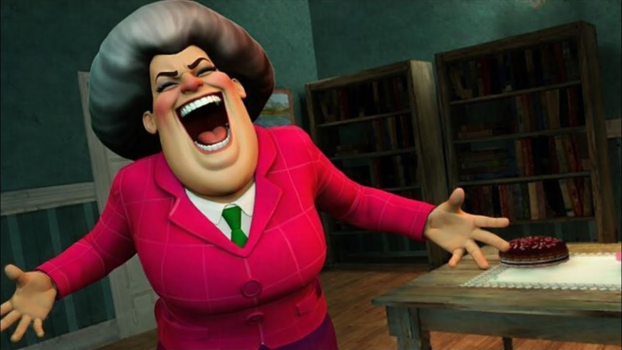 يوم غريب فى مدرسة المعلمة الشريرة 😢