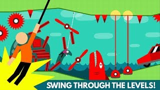 Hanger World - Rope Swing Part 1 (by A Small Game AB) / Android Gameplay HD screenshot 5