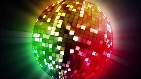 Spinning Colorful Disco Ball Loop - Disco Ball Animation Party Background Light for Disco