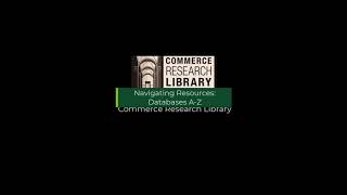 Navigating Resources: Databases A-Z