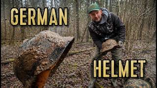 Buried for 80 Years… We Found This German Helmet in the Mud