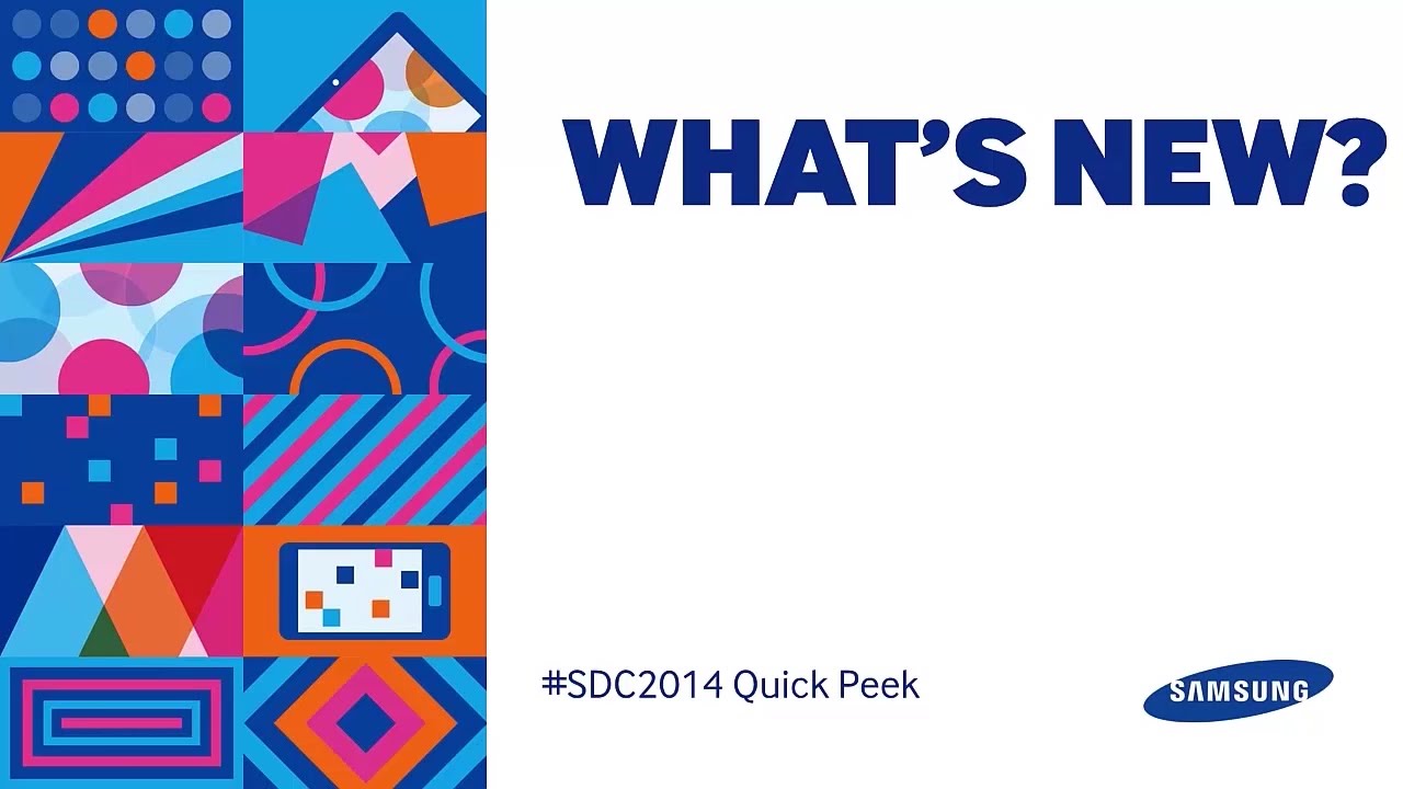 samsung developer conference 2014 quick peek part1 youtube samsung developer