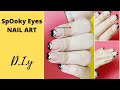 Spooky eyes nail art tutorial  halloween nail art 2020  diy  zeeme beauty