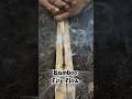 Fire skills, bamboo fire plow #primitivefirelighting #bushcraft