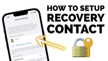 How to Setup Recovery Contact on iPhone for Apple ID Account I Add Recovery Contact for Apple ID