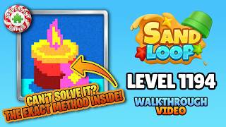 Sand Loop - Level 1194 Walkthrough Solution (Candle and Flower) 