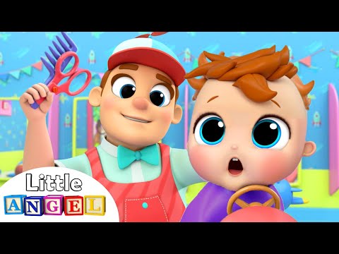 Baby John's First Haircut | Nursery Rhymes and Kids Songs by Little Angel