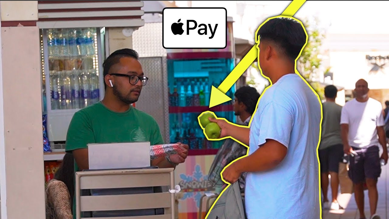 Using REAL Apples for Apple Pay! YouTube