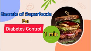 Best food for diabetes control - Diabetes Management Secrets