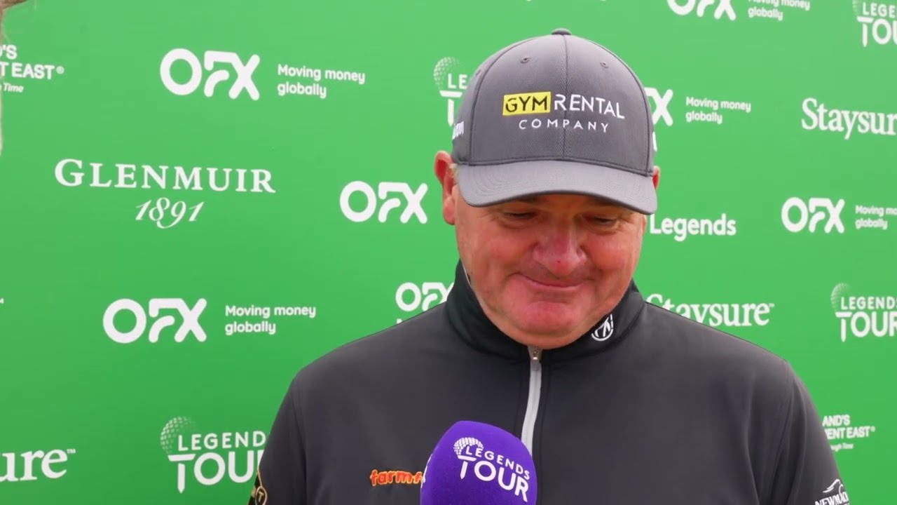 Paul Laurie Post Round Interview Day 1 - OFX Irish Legends 2024