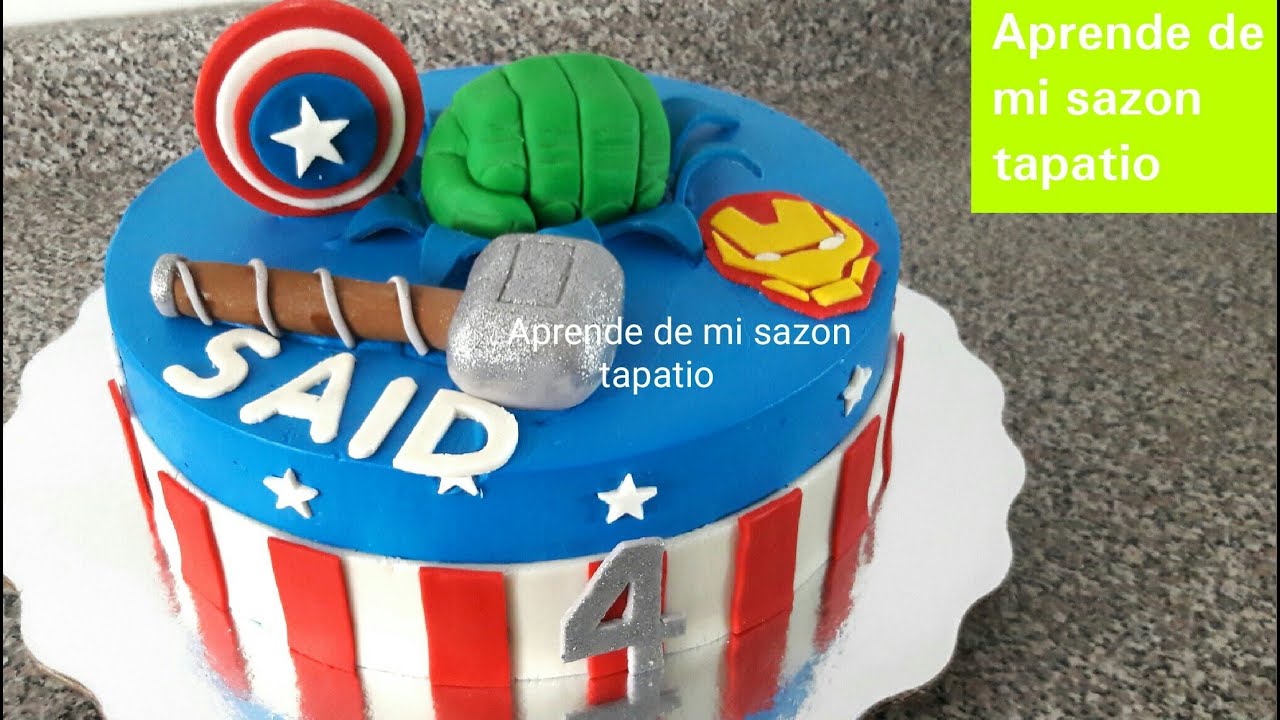 pastel de avengers/ pastel de super héroes /Avengers Cake/ Super Heroes Cake /