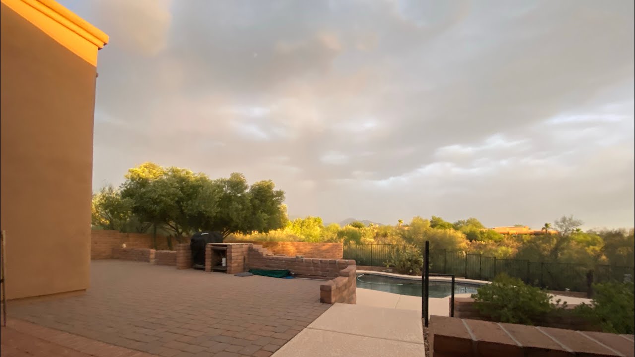Storm over the desert