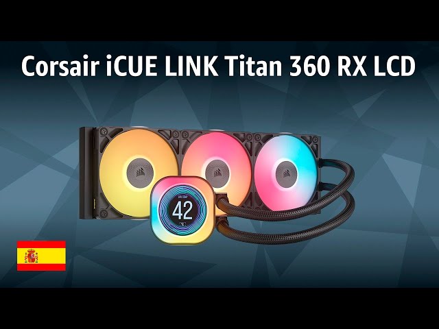 Corsair iCUE LINK Titan 360 RX LCD Liquid CPU Cooler | REVIEW
