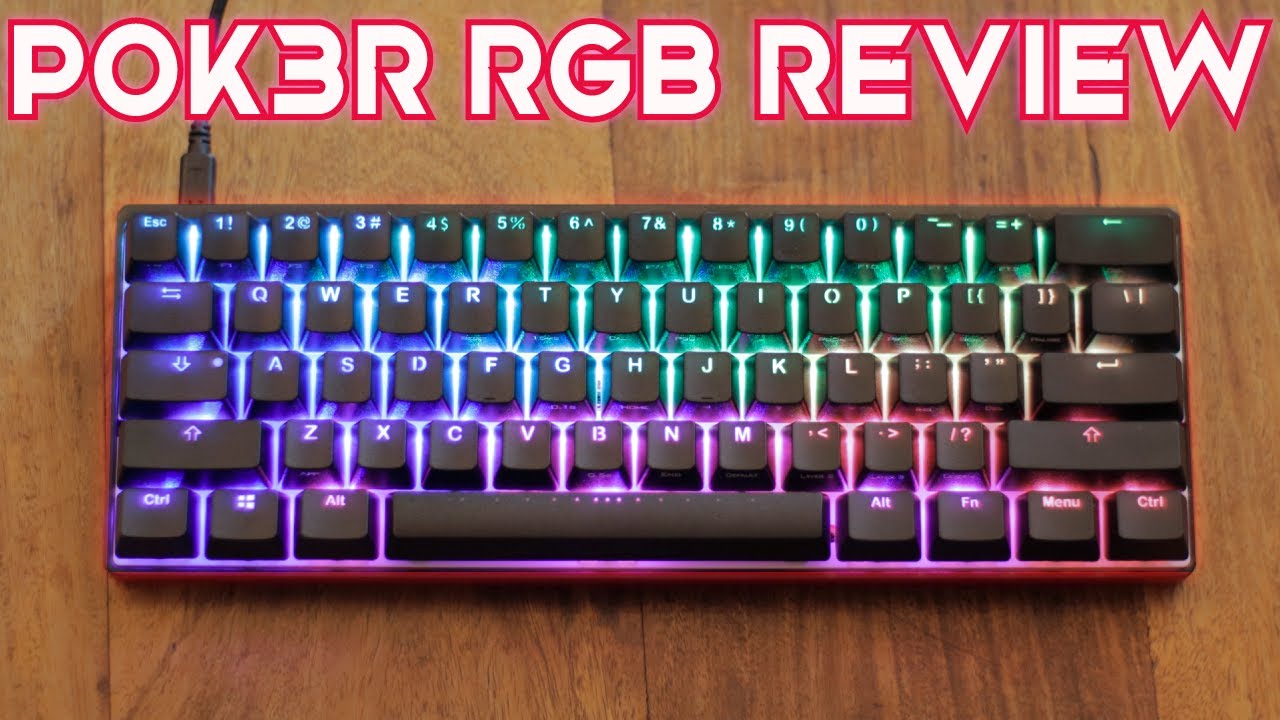Vortex POK3R RGB Review - A TOP 60% Mechanical Keyboard