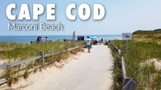 Cape Cod National Seashore Marconi Beach Virtual Walking Tour 2023 4k