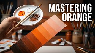 Painting Orange Use This Value Scale Technique!