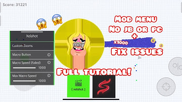 Tutorial agario macro **NEW UPDATE** no pc no jailbreak %100work on all iOS devices+Macro gameplay