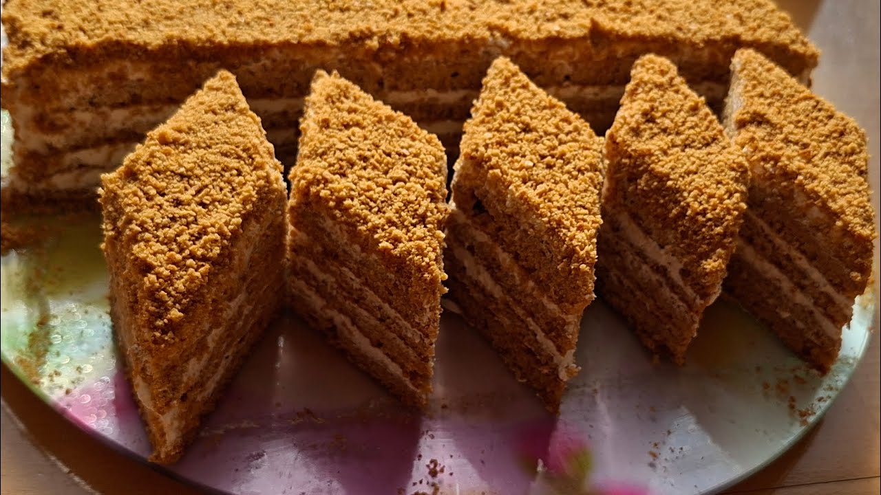 Xəmir yoğurmadan, yaymadan asanlıqla hazırlıya biləcəyiniz ballı tort resepti