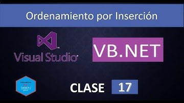 17.Programación en Visual Basic. Net con Visual Studio 2019 || Ordenamiento por Inserción.