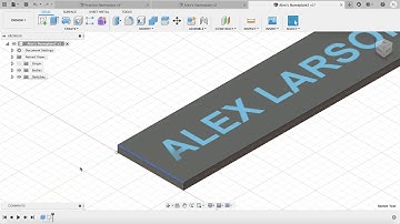 3D Printing Episode 4: Designing a Personalized Nameplate