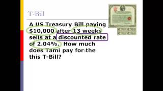Simple Interest - T-Bills
