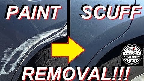 How to Remove Paint Scuffs & Paint Transfer On Your Car Quickly & Easily with No Tools! DIY