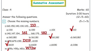 EE 4th std Maths Term 2 Summative assessment workbook answers/ 4th maths summative assessment answer