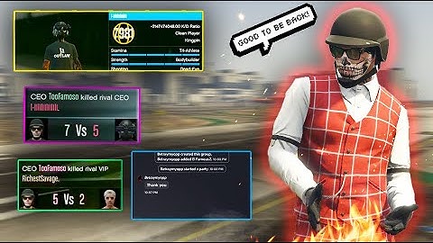 Helping Noobs Against Wannabe Tryhard Griefers In GTA Online PvP ( Facecam)