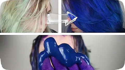 Dyeing My Hair Blue/Purple with Arctic Fox Dyes