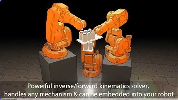 Robotics Simulator: V-REP Demo Video January 2013