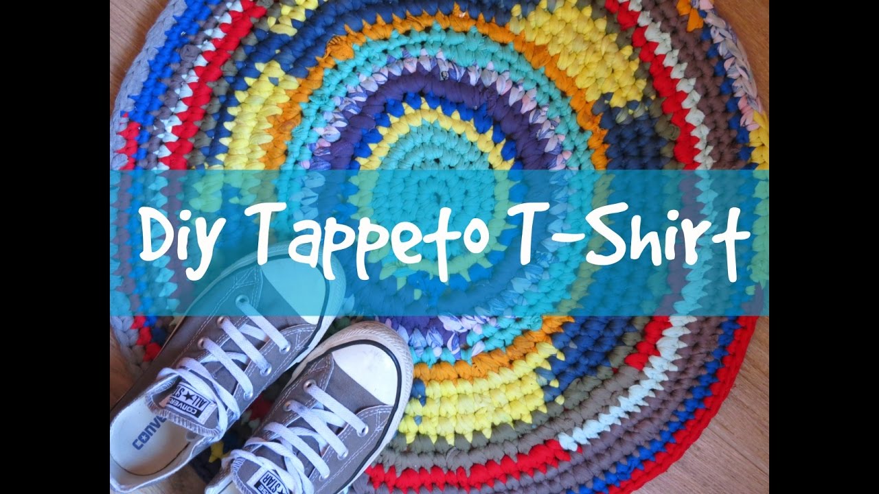 Diy Tappeto T Shirt Crochet Per Principianti
