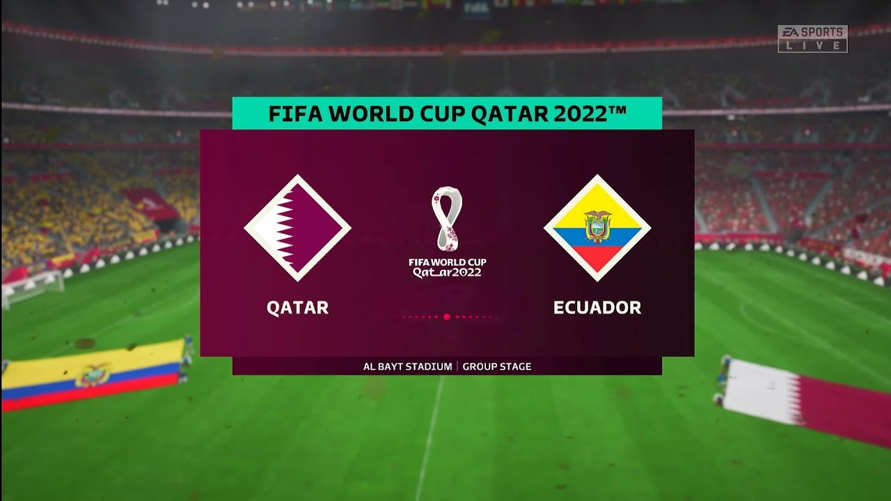FIFA 23: Qatar vs Ecuador - World Cup Qatar 2022 - Full Match