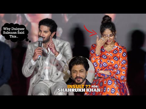 It's an INSULT for Shahrukh Khan - Dulquer Salmaan | Why South Actor Said This...Must Watch Video