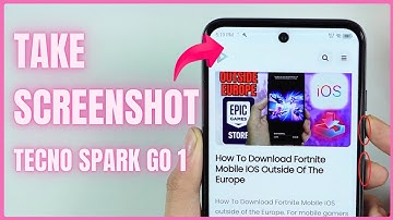 How to Take Screenshot on Tecno Spark Go 1 - Capture Screen