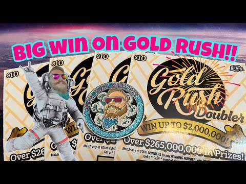 New Florida $10 Gold Rush Tickets! #scratchofftickets