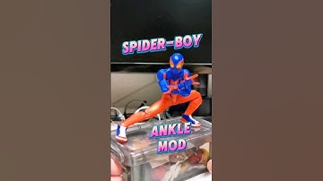 Spider-Boy Ankle Mod Marvel Legends Hasbro Pulse Action Figure Fix Custom Retro Spiderverse