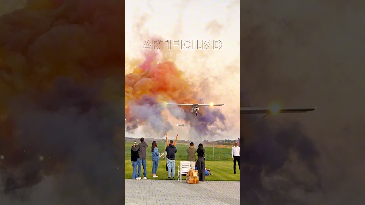 Avia show cu artificii | Artificii.md 
